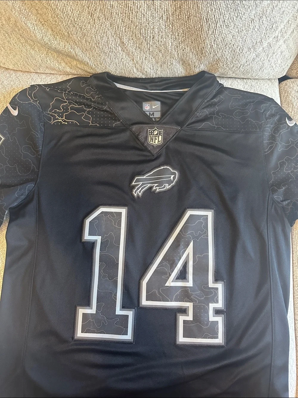 Nike Black Buffalo Bills #14 Team Jersey